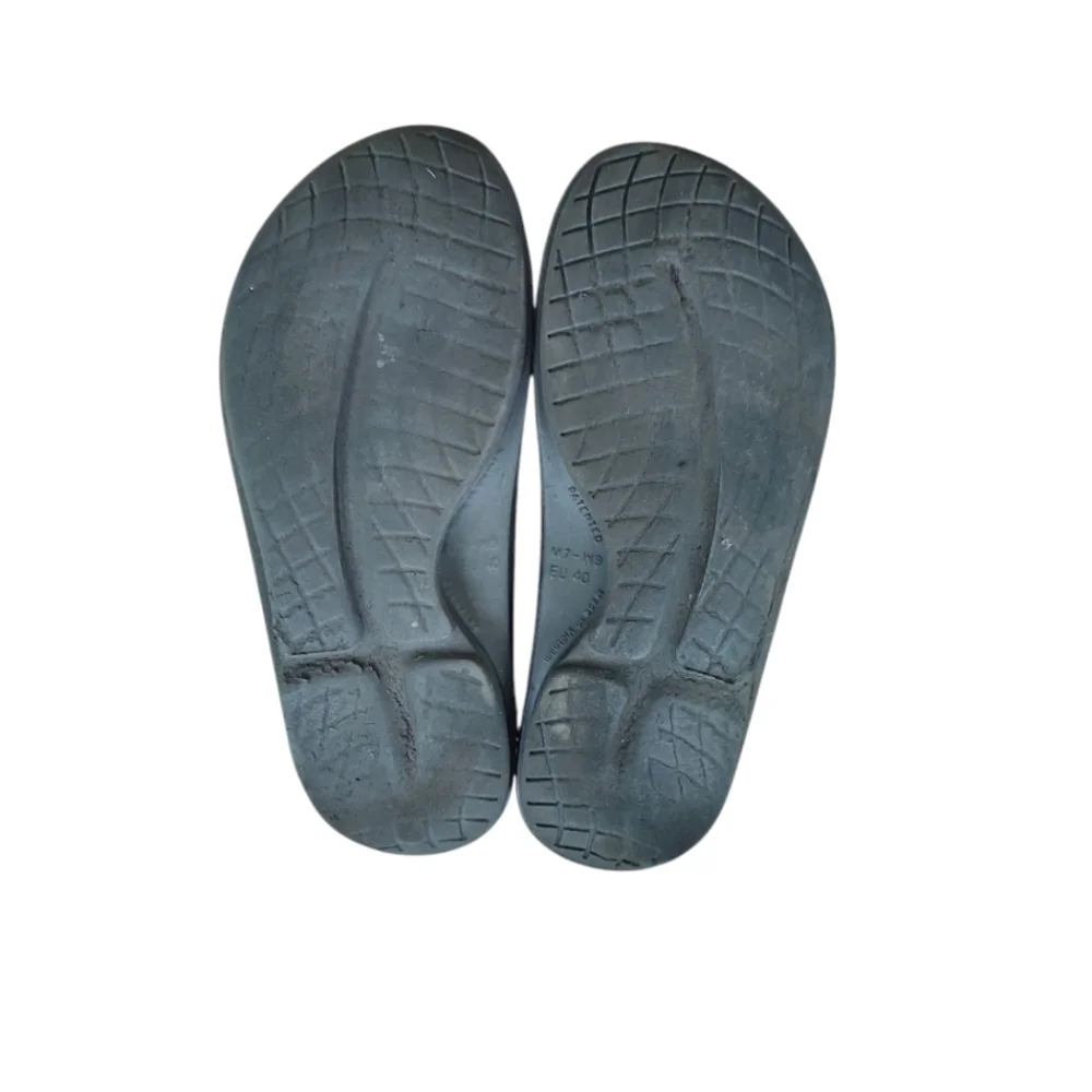OOFOS Gradient Blue and Black Sandals Men/Women